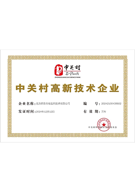 Zhongguancun High-tech Enterprises