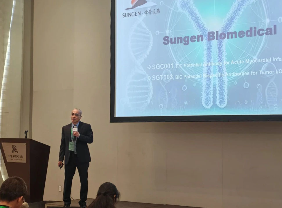 Riding the wave, The world's first acute myocardial infarction antibody SGC001 of Sungen Biomedical was presented at U.S. J.P. Morgan Conference